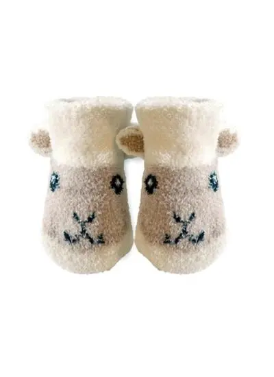 Sheep Baby Booties 